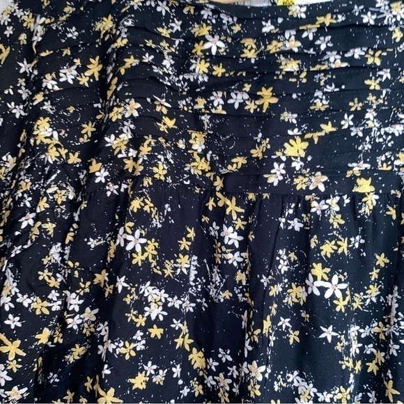 NWT Intimately Free People Dessa Black Floral Bodysuit - Picture 7 of 11